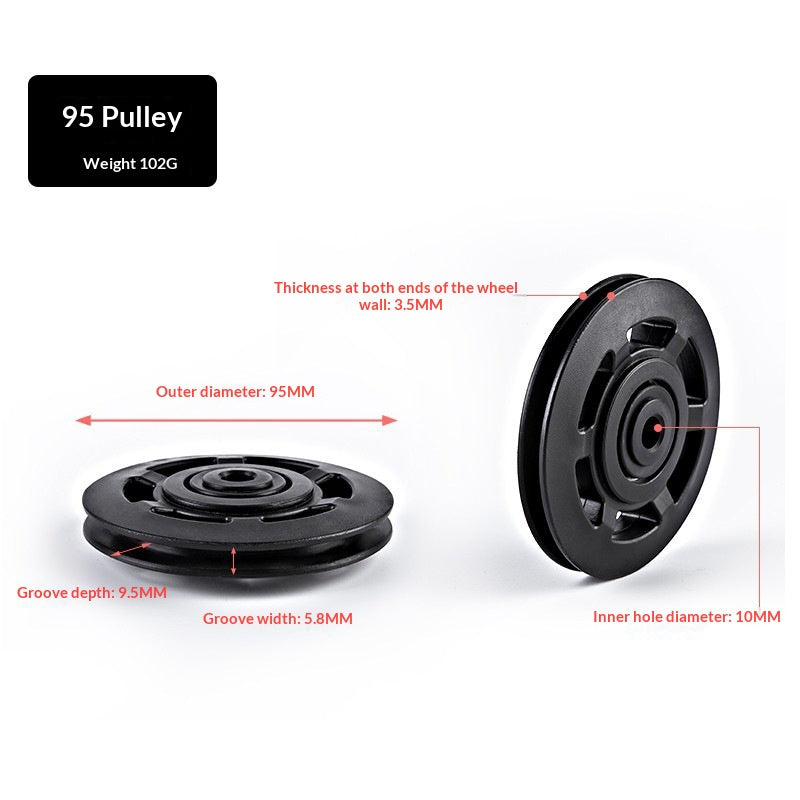 Nylon Silent Gym Frame Pulley