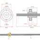 3D Printer Accessories T-shaped Trapezoid Screw