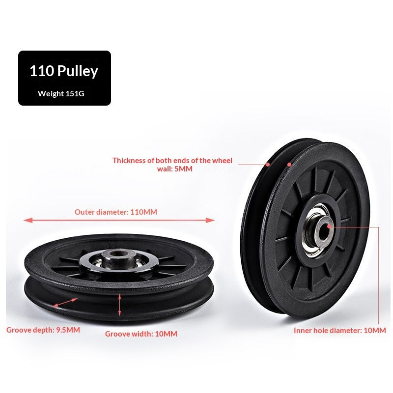 Nylon Silent Gym Frame Pulley