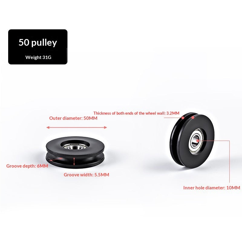 Nylon Silent Gym Frame Pulley